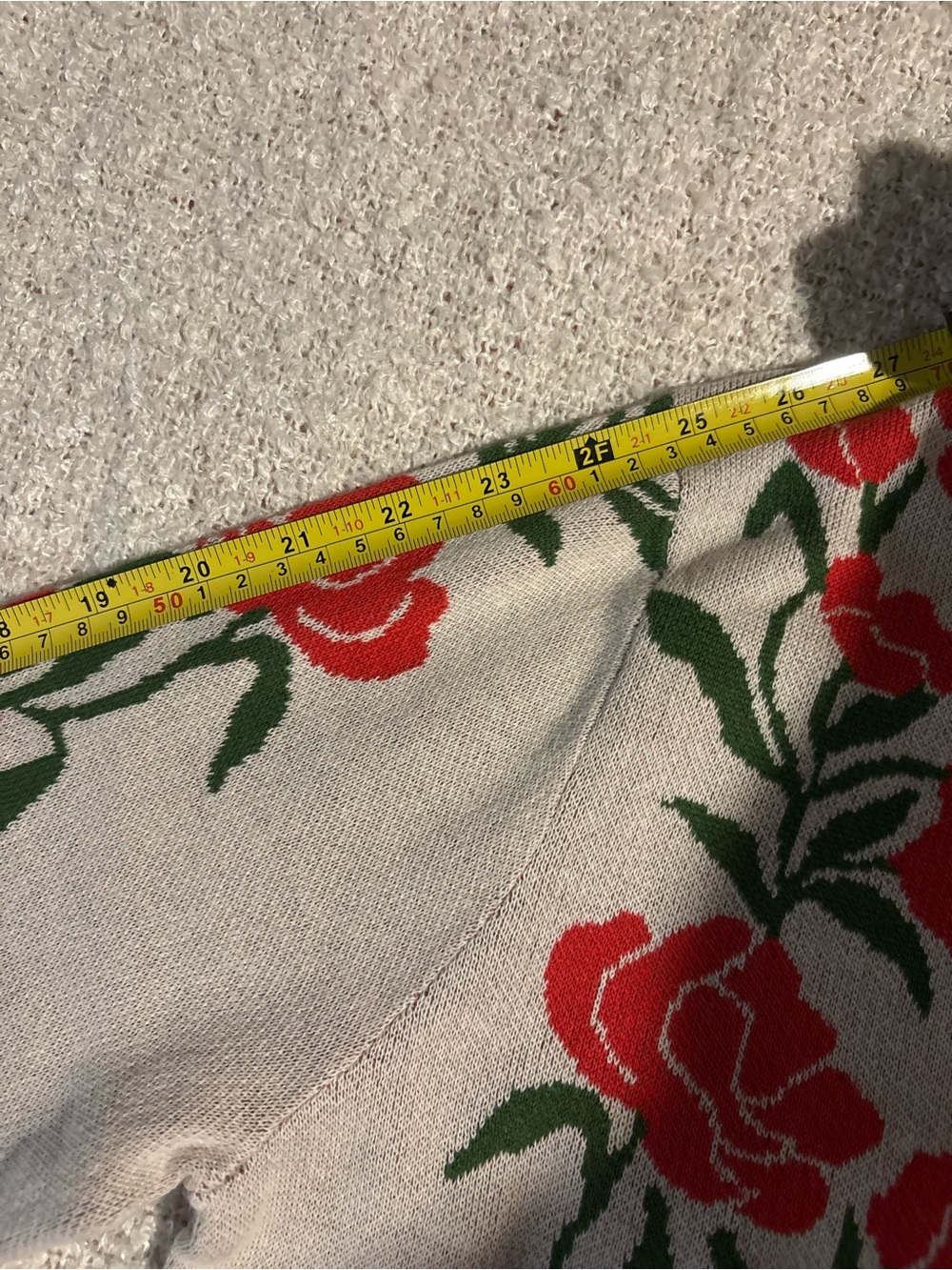 Scotch & Soda Poinsettia Crewneck 100% Cotton Cardigan Sweater Size Med-NWT - Picture 10 of 16